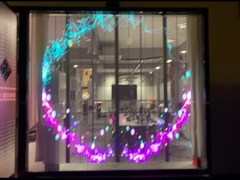 LED grid display dla szkła okiennego,reklama zewnętrzna